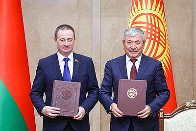 Беларусь намерена развивать взаимную торговлю и кооперацию с Кыргызстаном