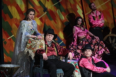 Премьеру музыкального спектакля \"Ночь Земфиры\" представил зрителям Гродненский драмтеатр