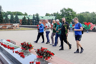 В Бресте дали старт велопробегу, посвященному победе в ВОВ и памяти Собора Белорусских святых