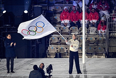 Античный амфитеатр Вероны принял церемонию закрытия зимних Олимпийских игр