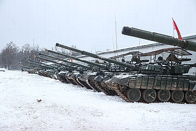 Смотр танкового батальона 120-й отдельной мехбригады прошел в рамках внезапной проверки ВС