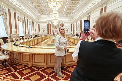 Сотрудники государственного комитета по стандартизации посетили Дворец Независимости