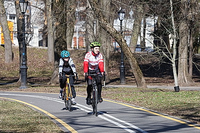 Солнечный весенний день в Минске