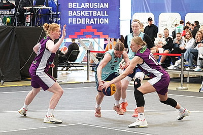 \"Борисфен\" и \"МИНСК-3\" стали чемпионами Беларуси по баскетболу 3х3