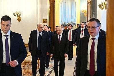 Лукашенко и Путин приняли участие в заседании Высшего госсовета Союзного государства