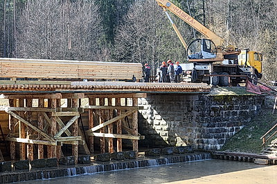 Ремонт водосбросного шлюза \"Домбровка\" на Августовском канале выполнен на 90%