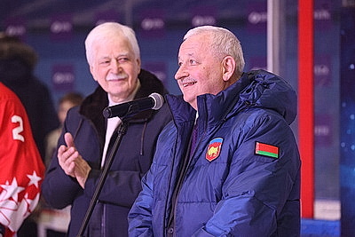 Легенды хоккея провели мастер-класс для юных игроков ХК \"Брест\"