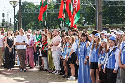 \"Поезд Победы\" прибыл в Гродно