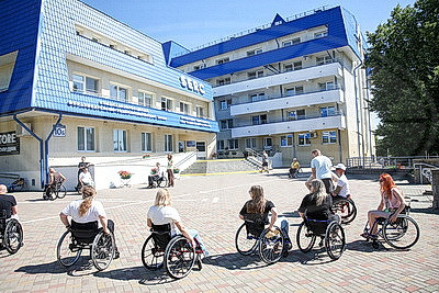 Курс активной реабилитации на Республиканском спортивном слете проходят инвалиды-колясочники