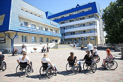 Курс активной реабилитации на Республиканском спортивном слете проходят инвалиды-колясочники