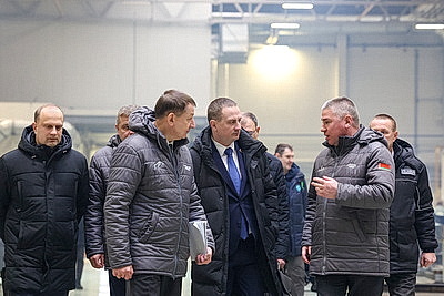 Как будут расширять автобусное производство МАЗ? Турчин ознакомился с производственными цехами