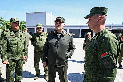 Лукашенко принял участие в совместной с Россией тренировке ядерных сил