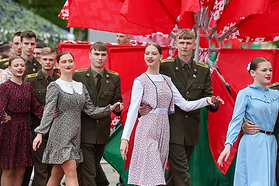 Празднование Дня Победы в Гродно