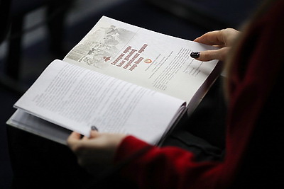 \"Народны летапіс Вялікай Айчыннай вайны: успомнім усіх!\" Пятую книгу проекта презентовали в Национальном пресс-центре