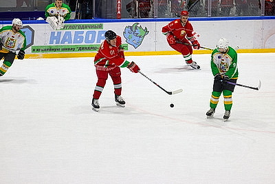 Хоккейная команда Президента победила сборную Гомельской области в матче РХЛ