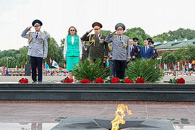Празднование Дня Независимости в Бресте