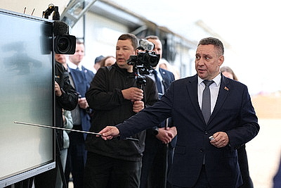Лукашенко ознакомился с развитием племенного животноводства