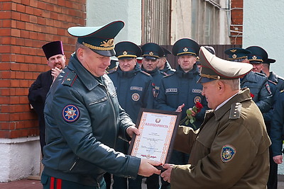 Уроки прошлого для безопасного настоящего. В Минске спасатели почтили память ликвидаторов аварии на ЧАЭС