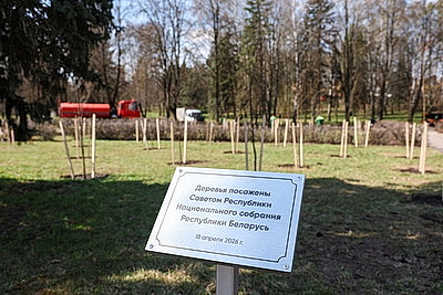 Республиканский субботник: председатель и члены Совета Республики трудились на благоустройстве мемориала