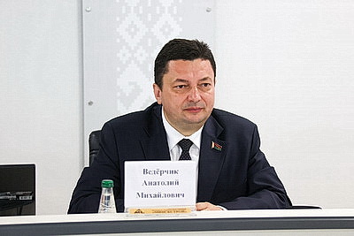 Сергеенко встретился с трудовым коллективом ГПО \"Минскстрой\" в преддверии Дня строителя