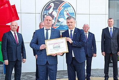 Многофункциональный спорткомплекс открыли в Ганцевичах