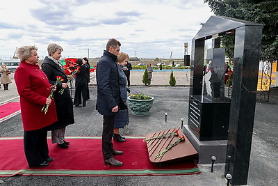 Памятный знак \"Эхо Чернобыля\" установили в агрогородке Стреличево Хойникского района