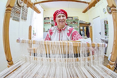Уникальные рушники создает мастер Марина Гущо из Городка
