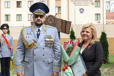 В Бресте открыли памятный знак к 15-летию Следственного комитета