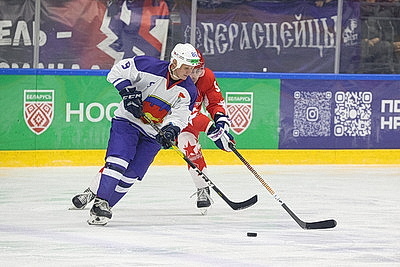 Легенды хоккея провели мастер-класс для юных игроков ХК \"Брест\"