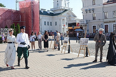 Интерактивная площадка \"Минск губернский\" работала в Верхнем городе