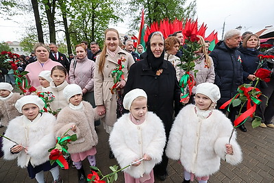 Празднование Дня Победы в Гродно