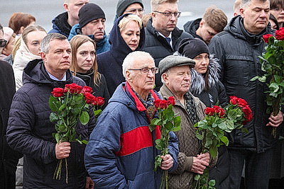 В Беларуси отдали дань уважения бывшим узникам фашистских концлагерей