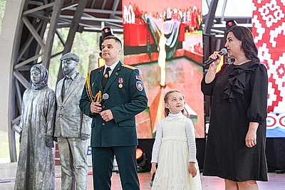 Гала-концерт семейного фестиваля прошел в Воложинском районе