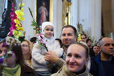 Католики отпраздновали Вход Господень в Иерусалим