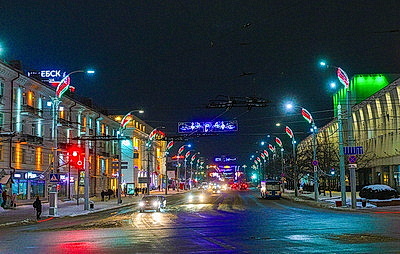 Праздничная атмосфера в Витебске