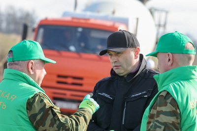Республиканский субботник: помощь в возведении МТК оказали в Витебском районе