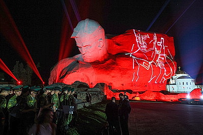 Спектакль \"Брестская крепость\" проходит в Бресте