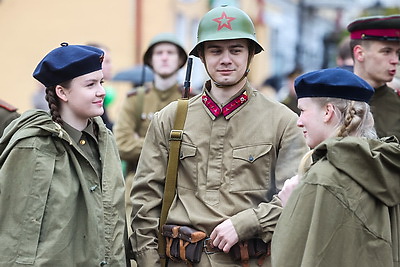Празднование Дня Победы в Гродно