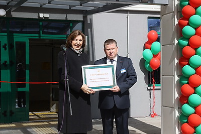 Новый корпус открыли в детском реабилитационно-оздоровительном центре \"Свитанак\" в Пинском районе