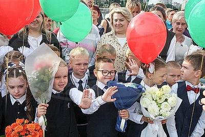 Комфортная, современная и с бассейном: новую школу на 1020 мест открыли в День знаний в Могилеве