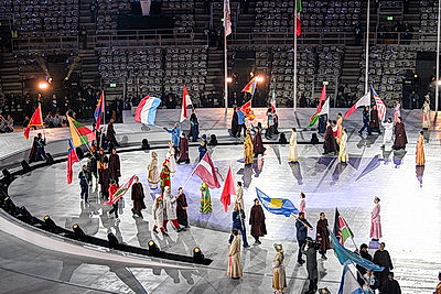 Античный амфитеатр Вероны принял церемонию закрытия зимних Олимпийских игр