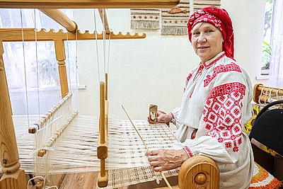 Уникальные рушники создает мастер Марина Гущо из Городка