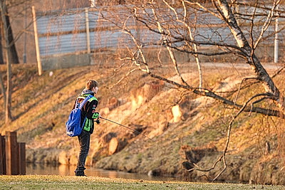 Солнечный весенний день в Минске