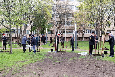 В Гомеле открыли памятную композицию к 40-летию аварии на ЧАЭС