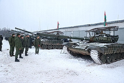 Смотр танкового батальона 120-й отдельной мехбригады прошел в рамках внезапной проверки ВС