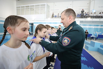 Клуб юных спасателей на водах \"Рубеж\" открыли в Минске
