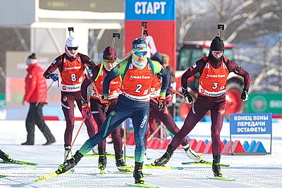 Команда Беларуси выиграла смешанную эстафету на домашнем этапе Кубка Содружества