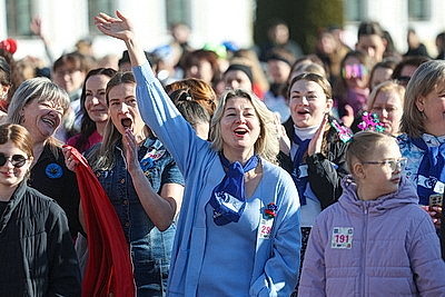 Около 400 жительниц Гродно вышли на \"Забег красоты\"