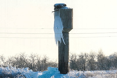 Зима в белорусской глубинке