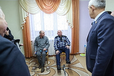 Всегда рады гостям. Браславский социальный пансионат \"Озерный\" принял акцию \"От всей души\"